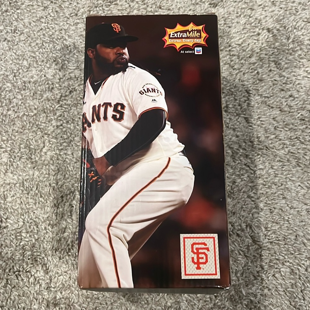 New in Box San Francisco Giants 2017 Johnny Cueto Bobblehead MLB SGA